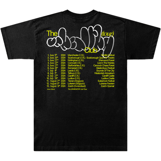 美品　アン・マリー　Anne-Marie 　Tシャツ 黒　2024　クラブツアー The Unhealthy Club UK 2024 Tour T-Shirt | Anne-Marie